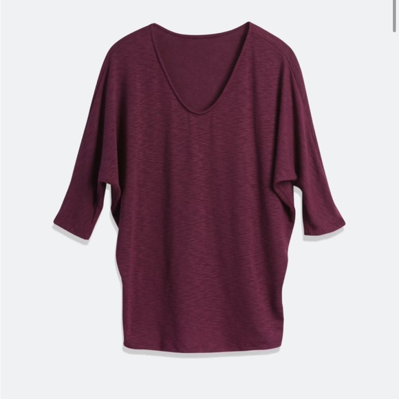 Laila Jayde Red Relaxed Dolman Sleeve Tunic - Picture 4 of 4